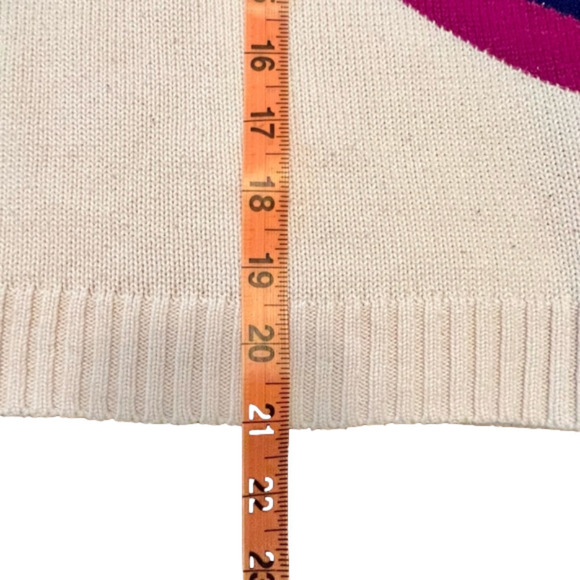 Sweater, cream & rainbow, unk size - Picture 2 of 7
